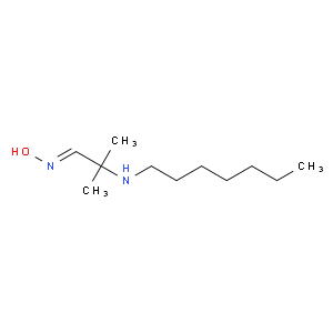 (1e)-2-(heptylamino)-2-methylpropanal oxime
